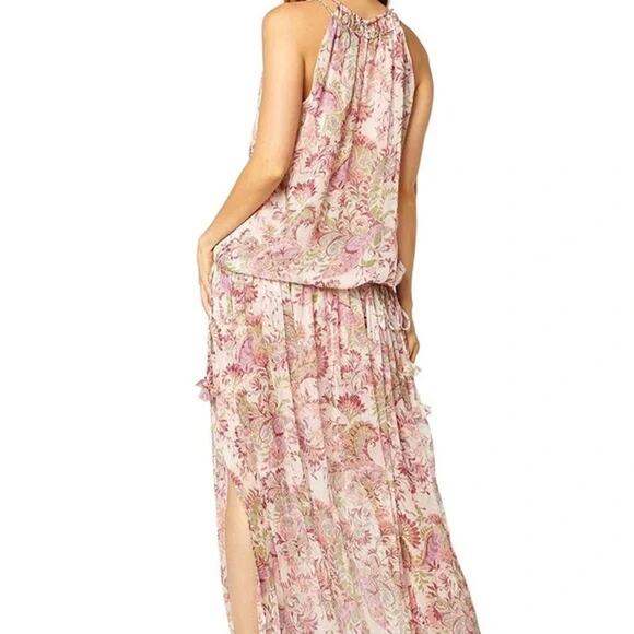 MISA Los Angeles Angelina Drop Waist Ethereal Maxi Dress Paisley NWT M/L $370 - Picture 3 of 5